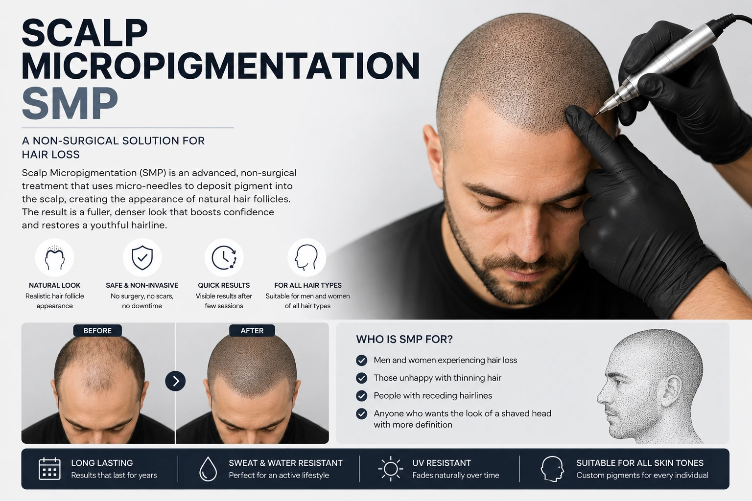 Scalp Micropigmentation (SMP)