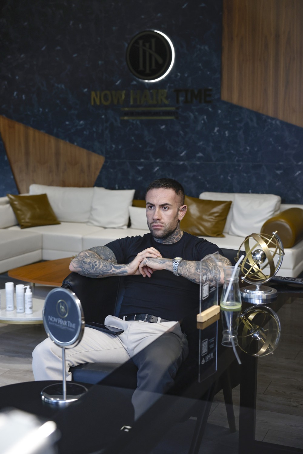 Hair transplant patient at Now Hair Time, Istanbul