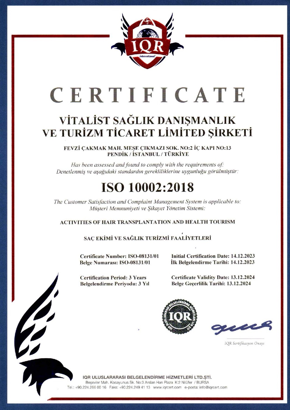 ISO 10002:2018 — Customer Satisfaction Management